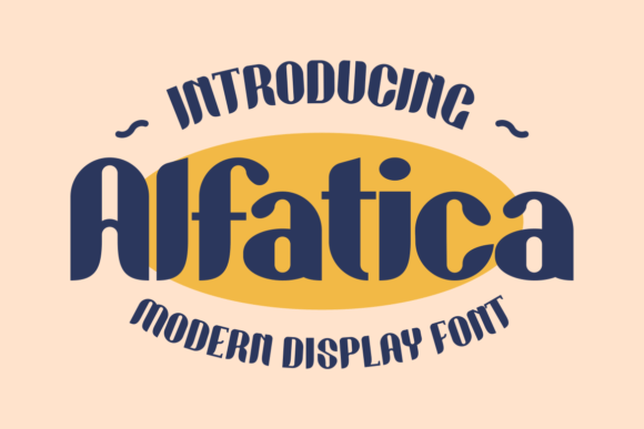 Alfatica: A Bold Display Font for Campaigns