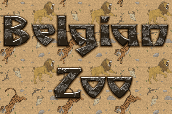 Belgian Zoo: A Playful Display Font for Scroll-Stopping Digital Campaigns