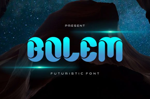 Bolem: A Futuristic Display Font for Bold Branding