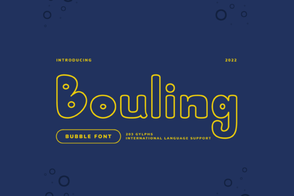 Bouling: A Friendly Display Font for Modern Web Design Projects