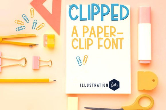 Clipped: A Blocky Display Font for Makers