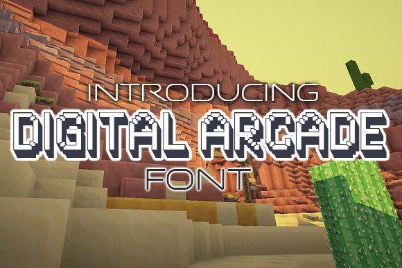 Digital Arcade: A 3D Display Font for Web Design