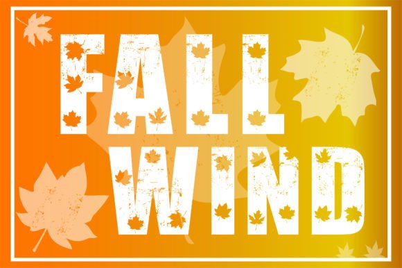 Fall Wind: A Cozy Display Font for Your Brand