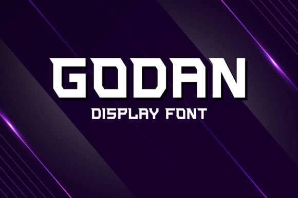 Godan: A Modern Display Font for Your Brand