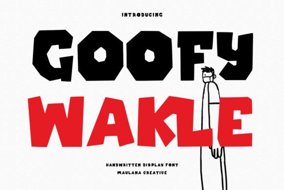 Goffy Wakle: A Bold Display Font for Creative Web Design