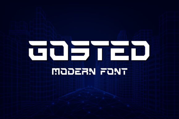 Gosted: A Modern Display Font for Bold Branding