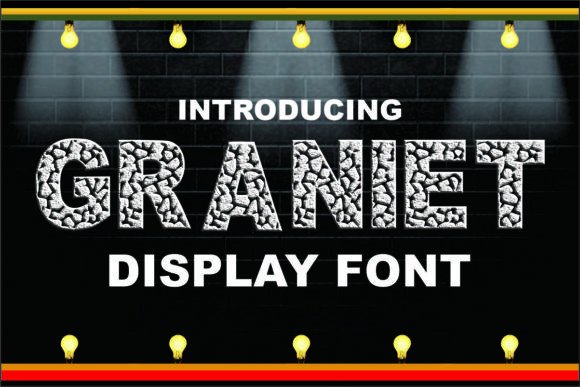 Graniet: A Creative Display Font for Branding