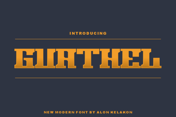 Guathel: A Bold Display Font That Elevates Brand Identity