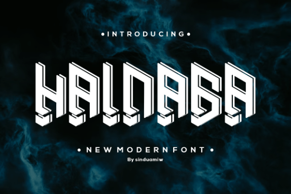 Hainaga: A Bold Display Font for Your Brand
