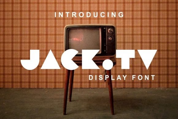 Jack Tv: A Vintage-Style Display Font for Editorial Charm
