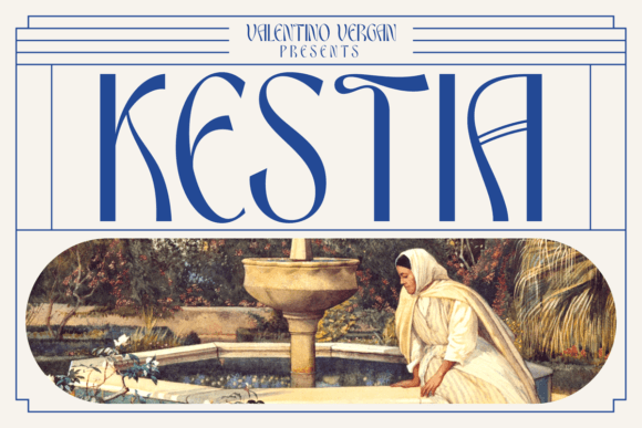 Kestia: A Modern Display Typeface for Editorial Design