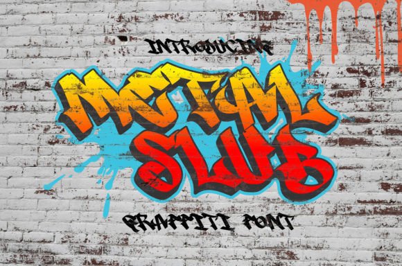 Metal Slub: A Bold Display Font for Urban Branding