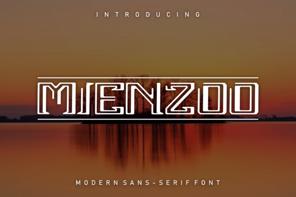 Mienzoo: A Modern Display Font for Web Design