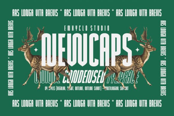 Newcaps: A Premium Display Font for Brand Growth