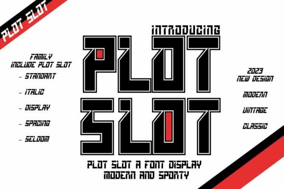 Plot Slot: A Bold Display Font for Crafters