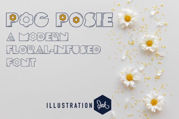Pog Posie: A Modern Display Font for Editorial Design