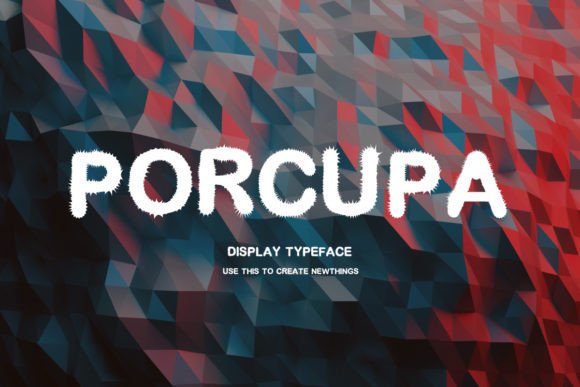 Porcupa: A Whimsical Display Font for Bold Campaigns