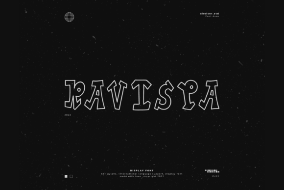 Ravispa: A Playful Display Font for Web Designers