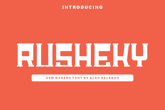 Rusheky: The Display Font for Bold Marketing Campaigns