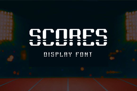 Scores: The Bold Display Font for Your Brand