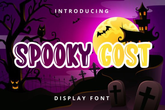 Spooky Gost: A Playful Display Font for Web Design