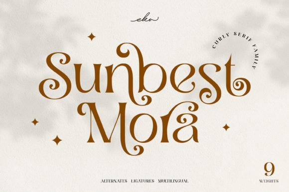 Sunbest Mora: A Modern Display Font Review
