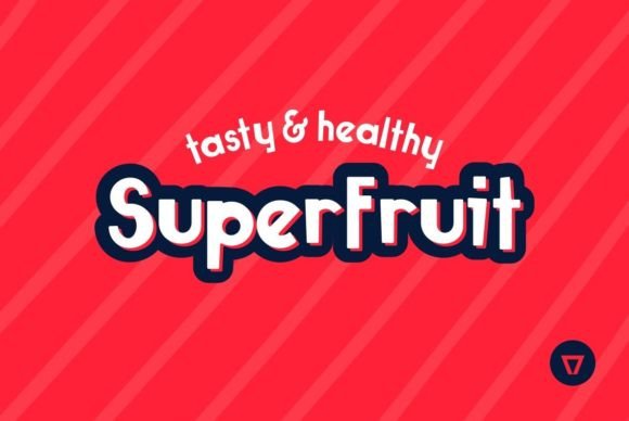 Superfruit: A Bold Display Font for Modern Branding