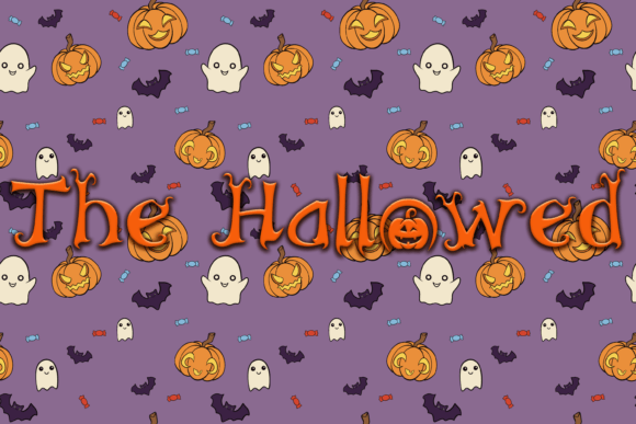 The Hallowed: A Spooky Display Font for Halloween Campaigns